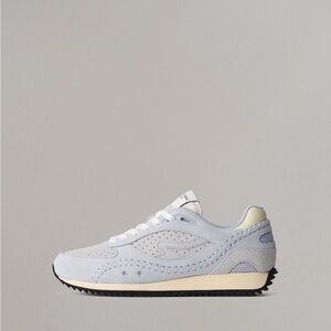 $345 rag & bone Women's Drift Runner sneakers in pearl grey suede size 37 (US7)